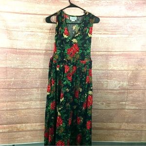 Via Sant Andrea Vintage Sleeveless Holiday Dress